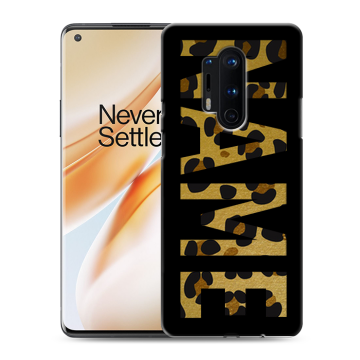 Силиконовый чехол на OnePlus 8 Pro с принтом NAME