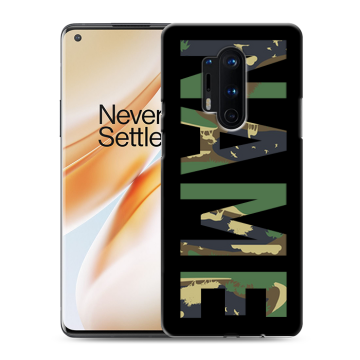 Силиконовый чехол на OnePlus 8 Pro с принтом NAME