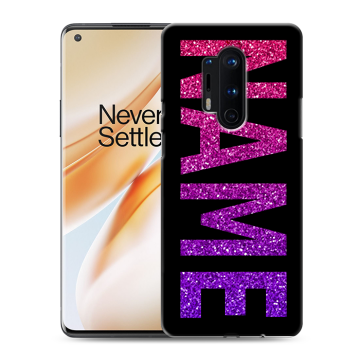 Силиконовый чехол на OnePlus 8 Pro с принтом NAME