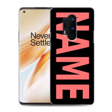 Силиконовый чехол на OnePlus 8 Pro с принтом NAME