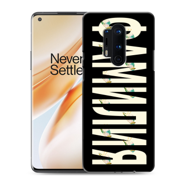 Силиконовый чехол на OnePlus 8 Pro с принтом ФАМИЛИЯ