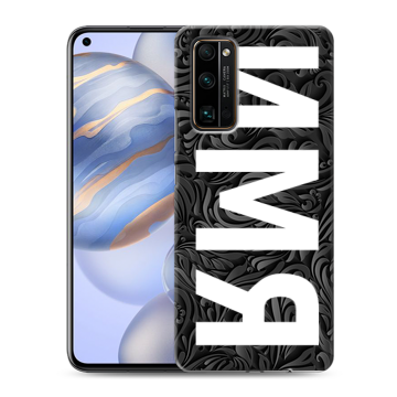 Силиконовый противоударный чехол на Huawei Honor 30 с принтом ИМЯ