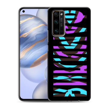 Силиконовый противоударный чехол на Huawei Honor 30 с принтом ФАМИЛИЯ