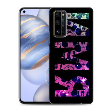 Силиконовый противоударный чехол на Huawei Honor 30 с принтом ИМЯ