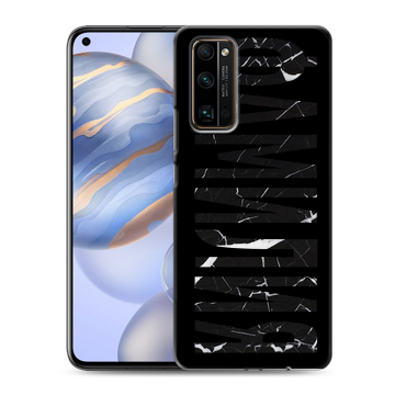 Силиконовый противоударный чехол на Huawei Honor 30 с принтом ФАМИЛИЯ
