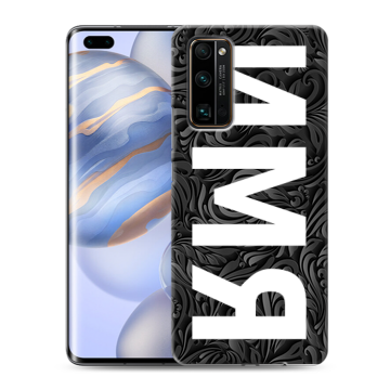 Силиконовый чехол на Huawei Honor 30 Pro с принтом ИМЯ