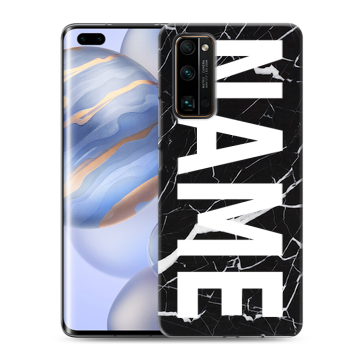 Силиконовый чехол на Huawei Honor 30 Pro с принтом NAME