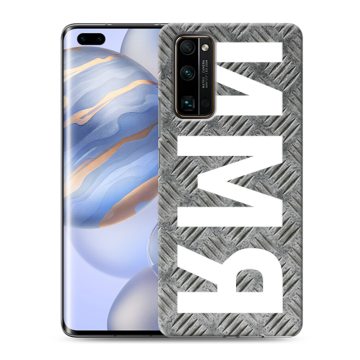 Силиконовый чехол на Huawei Honor 30 Pro с принтом ИМЯ