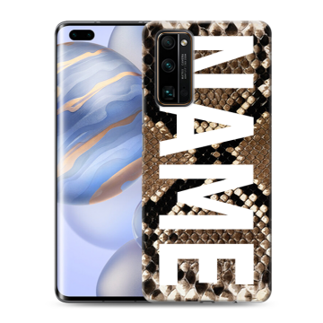 Силиконовый чехол на Huawei Honor 30 Pro с принтом NAME