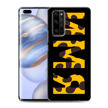 Силиконовый чехол на Huawei Honor 30 Pro с принтом ИМЯ