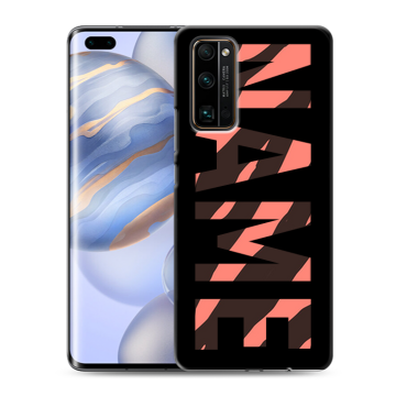 Силиконовый чехол на Huawei Honor 30 Pro с принтом NAME