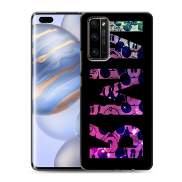 Силиконовый чехол на Huawei Honor 30 Pro с принтом ИМЯ