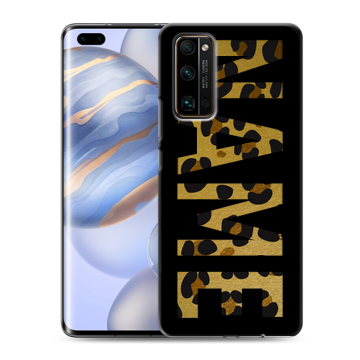 Силиконовый чехол на Huawei Honor 30 Pro с принтом NAME