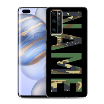 Силиконовый чехол на Huawei Honor 30 Pro с принтом NAME
