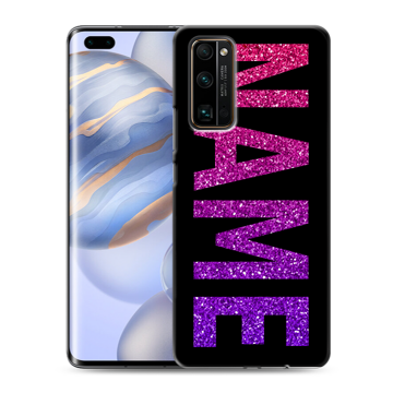 Силиконовый чехол на Huawei Honor 30 Pro с принтом NAME