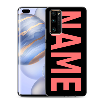 Силиконовый чехол на Huawei Honor 30 Pro с принтом NAME