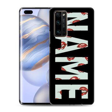 Силиконовый чехол на Huawei Honor 30 Pro с принтом NAME