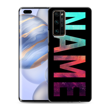 Силиконовый чехол на Huawei Honor 30 Pro с принтом NAME