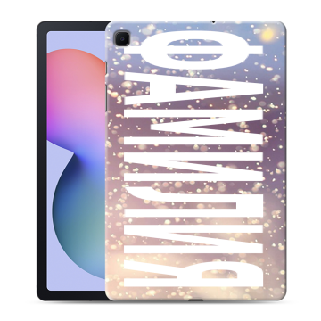 Силиконовый чехол на Samsung Galaxy Tab S6 Lite с принтом ФАМИЛИЯ