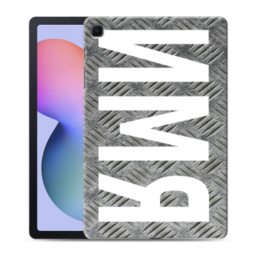 Силиконовый чехол на Samsung Galaxy Tab S6 Lite с принтом ИМЯ