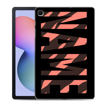 Силиконовый чехол на Samsung Galaxy Tab S6 Lite с принтом NAME