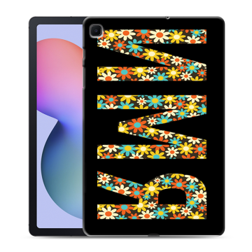 Силиконовый чехол на Samsung Galaxy Tab S6 Lite с принтом ИМЯ