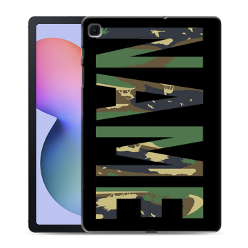 Силиконовый чехол на Samsung Galaxy Tab S6 Lite с принтом NAME