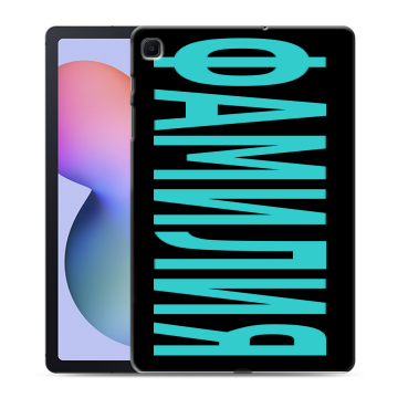 Силиконовый чехол на Samsung Galaxy Tab S6 Lite с принтом ФАМИЛИЯ