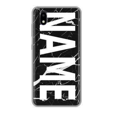 Силиконовый чехол на ZTE Blade A3 (2020) с принтом NAME