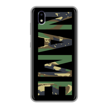 Силиконовый чехол на ZTE Blade A3 (2020) с принтом NAME