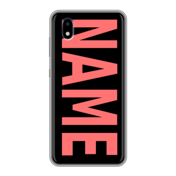 Силиконовый чехол на ZTE Blade A3 (2020) с принтом NAME
