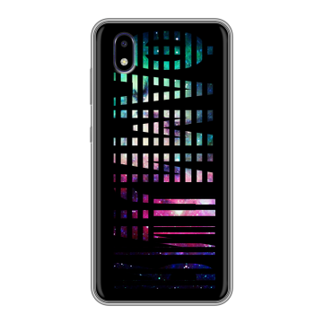 Силиконовый чехол на ZTE Blade A3 (2020) с принтом ФАМИЛИЯ