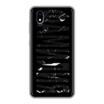 Силиконовый чехол на ZTE Blade A3 (2020) с принтом ФАМИЛИЯ