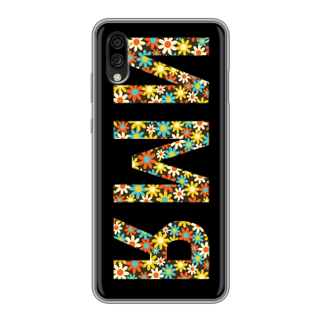 Силиконовый чехол на ZTE Blade A5 (2020) с принтом ИМЯ