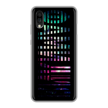 Силиконовый чехол на ZTE Blade A5 (2020) с принтом ФАМИЛИЯ