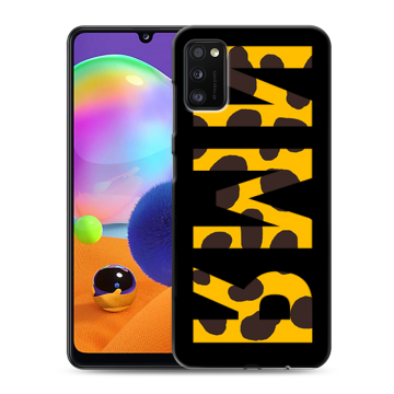 Силиконовый чехол на Samsung Galaxy A41 с принтом ИМЯ