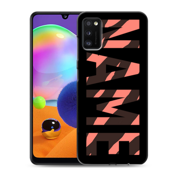 Силиконовый чехол на Samsung Galaxy A41 с принтом NAME