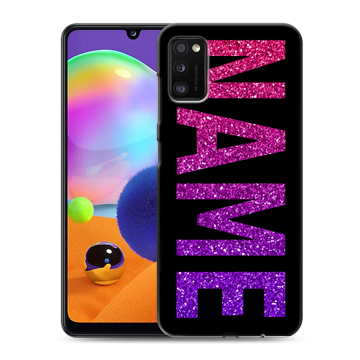 Силиконовый чехол на Samsung Galaxy A41 с принтом NAME