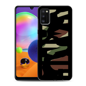 Силиконовый чехол на Samsung Galaxy A41 с принтом NAME