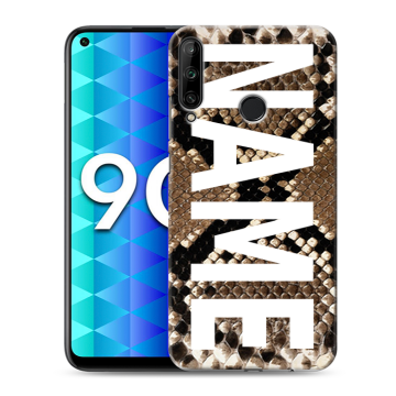 Силиконовый чехол на Huawei Honor 9C с принтом NAME