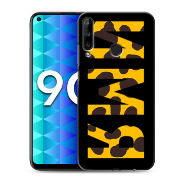 Силиконовый чехол на Huawei Honor 9C с принтом ИМЯ
