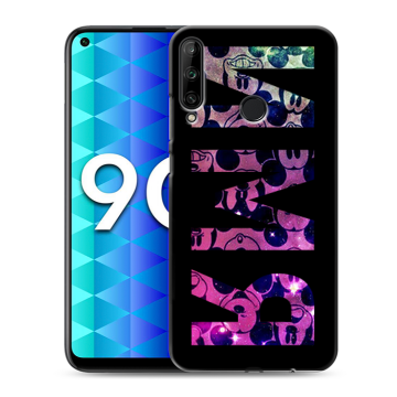 Силиконовый чехол на Huawei Honor 9C с принтом ИМЯ