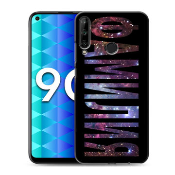 Силиконовый чехол на Huawei Honor 9C с принтом ФАМИЛИЯ