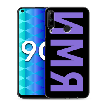 Силиконовый чехол на Huawei Honor 9C с принтом ИМЯ