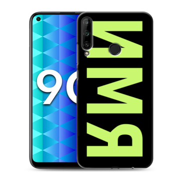 Силиконовый чехол на Huawei Honor 9C с принтом ИМЯ