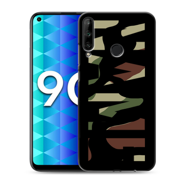 Силиконовый чехол на Huawei Honor 9C с принтом NAME