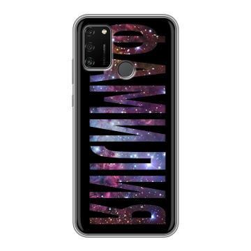 Силиконовый чехол на Huawei Honor 9A с принтом ФАМИЛИЯ