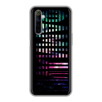 Силиконовый противоударный чехол на Realme 6 с принтом ФАМИЛИЯ