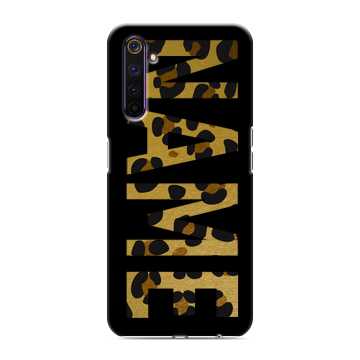 Силиконовый противоударный чехол на Realme 6 Pro с принтом NAME