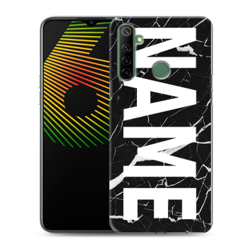 Силиконовый чехол на Realme 6i с принтом NAME